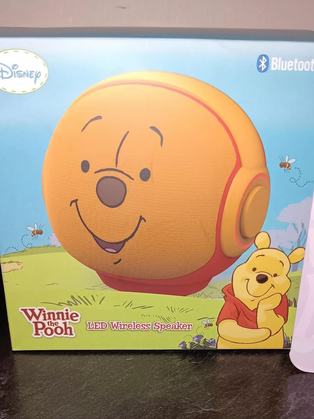 Disney Winnie the Pooh Bluetooth Speaker - Yellow and Red Accents
